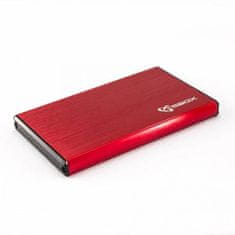 S-box  HDC-2562R USB 3.0 HDD ház 2,5" SATA,piros