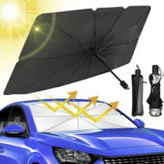 Cool Mango Autóvédő összecsukható széltépő napernyő UV-sugárzás ellen, belső autószellőző - Carshade