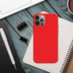 FIXED Story gumírozott hátlapi védőtok Xiaomi Redmi Note 12 Pro számára, FIXST-956-RD, piros