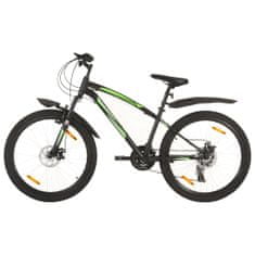 shumee 21 sebességes fekete mountain bike 26 hüvelykes kerékkel 36 cm