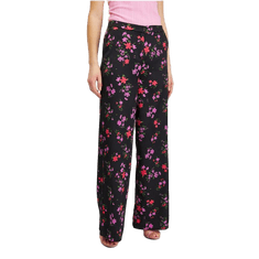 Orsay Fekete női virágos széles szárú nadrág ORSAY 38 ORSAY_355040660000 38