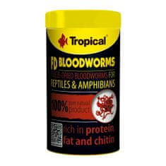TROPICAL FD Blood Worms 100ml/7g liofilizált szúnyoglárva hüllőknek és kétéltűeknek