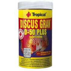 TROPICAL Discus Gran D-50 Plus 250ml + 20% 110g+22g=132g színélénkítő granulált haltáp diszkoszhalaknak
