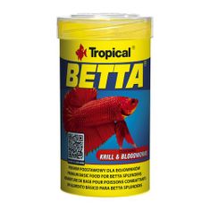 TROPICAL Betta 100ml/25g alapeledel harcoshalak számára