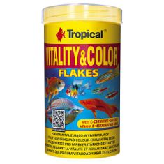 TROPICAL Vitality&Color 500ml/100g lemezes haltáp színélénkítő és vitalizáló hatással