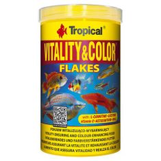 TROPICAL Vitality&Color 1000ml/200g lemezes haltáp színélénkítő és vitalizáló hatással