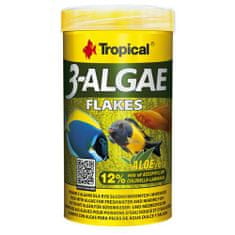 TROPICAL 3-Algae Flakes 100ml/20g eledel édesvízi és tengeri halaknak algával