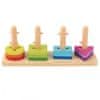 Shape Sorter Montessori színes blokkokkal