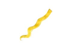 Moonbasanails Színes póthaj tincsek-hullámos 60cm Neon sárga