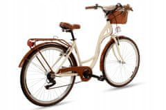 Goetze Mood Női kerékpár 7 fokozat 28″, 160-185 cm magasság, Tejszínes