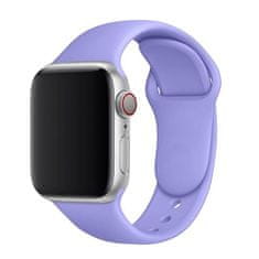BStrap Soft Silicone szíj Apple Watch 38/40/41mm, Light Purple