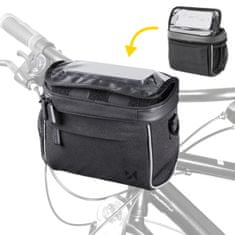 MG Handlebar kerékpáros táska 5L, fekete