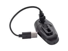 Wista Elülső lámpa USB LED újratölthető fekete/fehér – 80159
