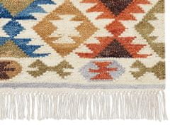 Beliani Többszínű gyapjú szőnyeg 80 x 150 cm VOSKETAP