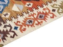 Beliani Többszínű gyapjú szőnyeg 80 x 150 cm VOSKETAP