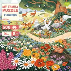 Magellan Magellán családi kirakó Virágok és erdei állatok 500 darab