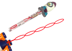 Lean-toys Szappanbuborékok kozmonauta rakéta 38 cm 4 színben