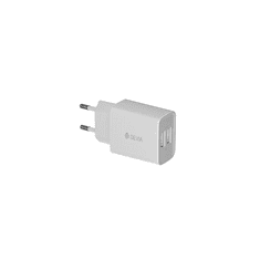 Devia Töltő szett 2 USB adapter Type-C kábellel 2.4A fehér (126422)