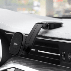 Hoco Autós tartó, univerzális, műszerfalra rögzíthető, 360°-ban forgatható, mágneses, CA61 Kaile, fekete (RS94388)