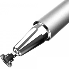 TokShop Univerzális toll, (bármilyen kapacitív kijelzőhöz), Magnet Stylus Pen, ezüst