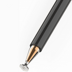 TokShop Univerzális toll, (bármilyen kapacitív kijelzőhöz), Charm Stylus Pen, fekete/arany (128794)