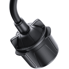 TokShop Autós tartó, Univerzális, pohártartóba rögzíthető, hajlítható nyakkal, 360°-ban forgatható, 4.7 - 7&quot; készülékig, XO C105, fekete (128765)