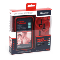 Platinet Platinet Headset 3.5mm Jack Kimenettel, Karpánttal Piros 42930