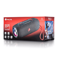 NGS Roller Nitro 3 fekete Bluetooth hangszóró IPX 5, BT, 30w, USB / TF / AUX IN, TWS