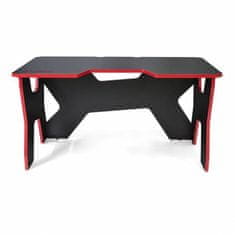 Generic Confort Gamer2DS/NR gamer asztal, fekete piros szegély