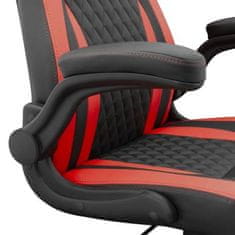 White Shark  DERVISH K-8879B/R Gamer szék, fekete/piros