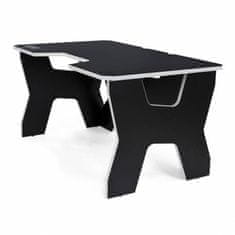 Generic Confort Gamer2DS/NW gamer asztal, fekete, fehér szegély