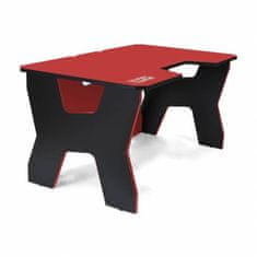 Generic Confort Gamer2NR gamer asztal, piros, fekete szegély