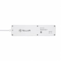Tellur TLL331031 Okos WIFI hálózati elosztó, hosszabbító 3 dugalj (230V), 4 USB bemenet, 4A, 2200W, 10A