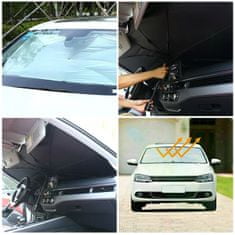 Cool Mango Autóvédő összecsukható széltépő napernyő UV-sugárzás ellen, belső autószellőző - Carshade