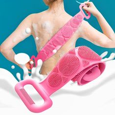 Northix Súroló eszközök a zuhanyhoz - szilikon - rózsaszín 