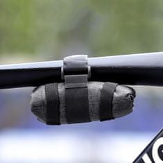 Northix Összecsukható tárolótáska kerékpár nyereghez - szürke 