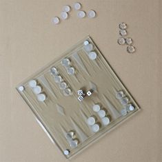 Northix Backgammon játék üvegben 