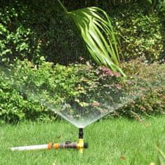 HOME & MARKER® Kerti locsoló öntözéshez, 360°-os műanyag, sárga kerti öntöző, kerti öntözőrendszer egyszerűen | SPRINK