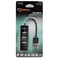 S-box  H-204 4 portos USB Hub
