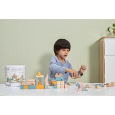 Viga PolarB Fa városépítő blokkok 50 darab Montessori