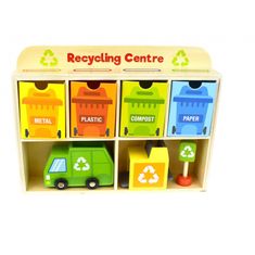 Tooky Toy Fa újrahasznosító központ oktatási szortírozó