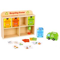Tooky Toy Fa újrahasznosító központ oktatási szortírozó