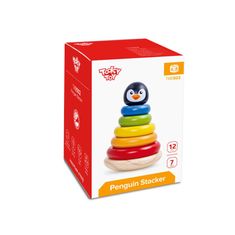 Tooky Toy fa piramis puzzle pingvin
