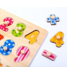 Tooky Toy Fa kirakók Számolni tanuló puzzle számtáblákkal