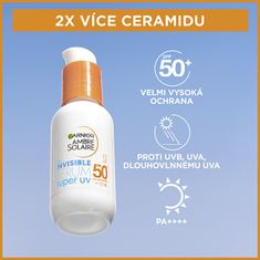 Garnier Nappali szérum UV sugárzás ellen SPF 50 (Invisible Serum) 30 ml