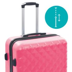 Timeless Tools Utazóbőrönd szett kozmetikai táskával, több színben-mályva