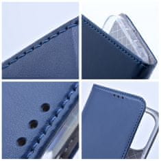 TKG Telefontok Honor X50 5G - Smart Magnetic kék szilikon keretes mágneses könyvtok