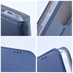 TKG Telefontok Honor X50 5G - Smart Magnetic kék szilikon keretes mágneses könyvtok