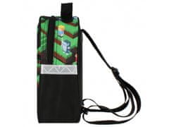 sarcia.eu Pixel Game Zöld-fekete óvodai készlet fiúknak: hátizsák + pénztárca 