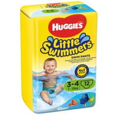 Huggies HUGGIES Little Swimmers eldobható vizes pelenkák 3-4 (7-15 kg) 12 db